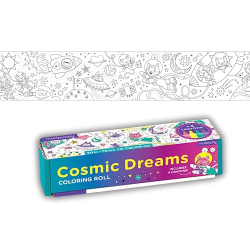 Mudpuppy - Cosmic Dreams Mini Coloring Roll for Kids image 5