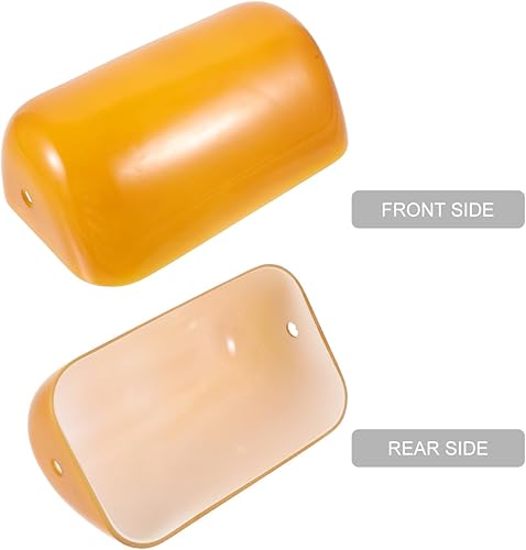 Miniatura 6 de Angoily Reemplazo de pantalla de lámpara de banqueros de cristal cubierta de pantalla de vidrio retro lámpara de mesa cubierta de bombilla cubierta