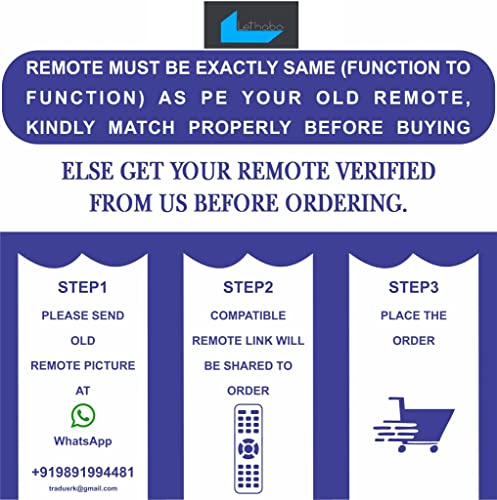 Image of LETHABO Backlight & Timer, Compatible for HITACHI Window AC and Split Air Conditioner (LO287)(Please Match The Image with Your Old Remote)