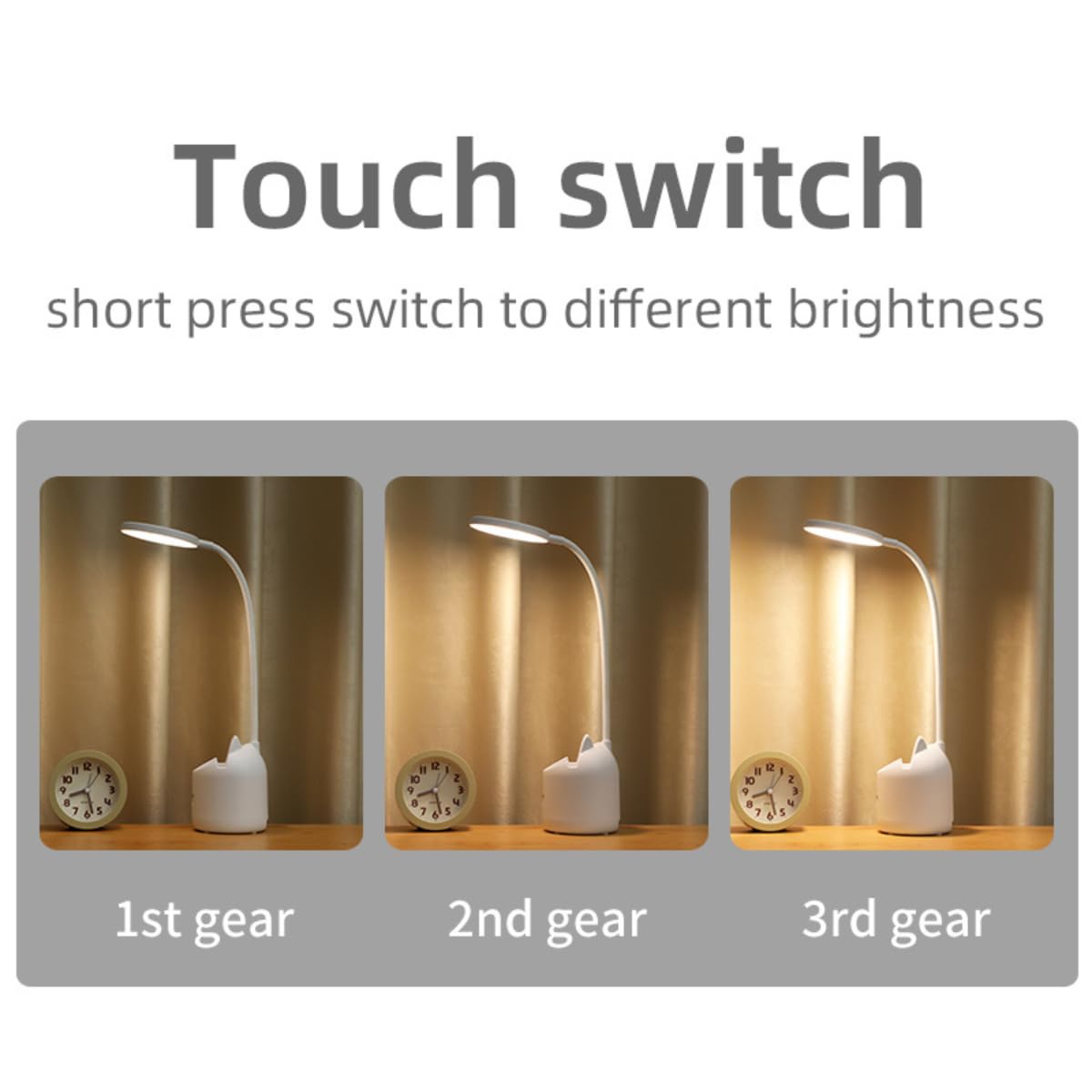 LED Desk Lamp with Pen Holder - EASYMART -4 LED Desk Lamp with Pen Holder - EASYMART -4
