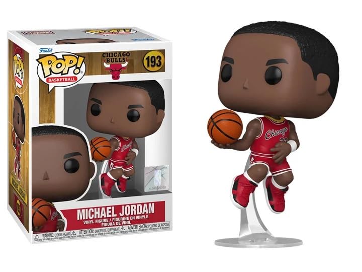 Funko Michael Jordan 1984 Rookie Season + Pop Protector: NBA Hardwood Classics Pop! Basketball Vinyl Figure (Gift Set Bundled with ToyBop Brand Box Protector Collector Case)