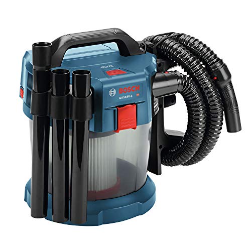 BOSCH GAS18V-3N-RT 18V 2.6 Gal. Wet/Dry Vacuum Cleaner with HEPA Filter (Tool Only) (Renewed)