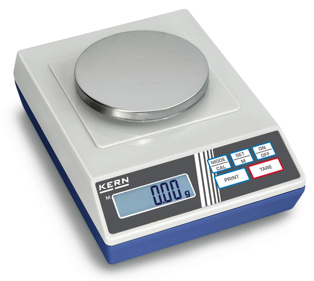 Kern 440-35N - Bilancia di precisione, Il classico per il laboratorio, Portate [Max]: 400 g, Divisione [d]: 0,01 g, Piatto di pesata: Ø 105 mm (Acciaio inox)