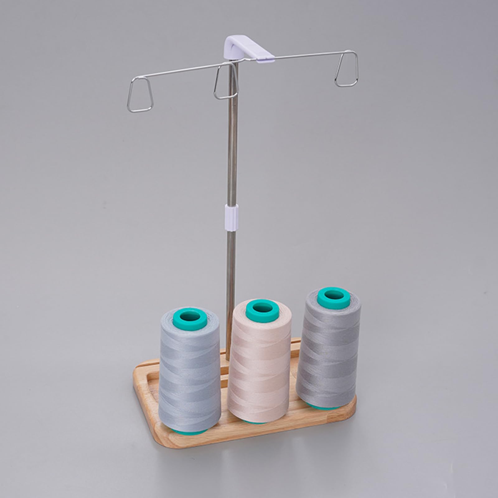 Soporte para bobinas de hilo de coser con 3 carretes de hilo para rollo de hilo, accesorios para máquina de coser