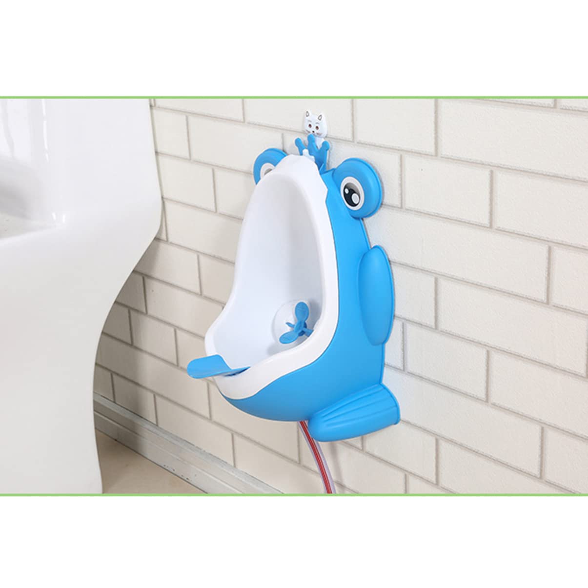 Beatifufu Urinal Training Urinal for Boys Wall Mounted Potty Training Toilet Easy to Clean Fun Spinning Design Space Saving Urinal