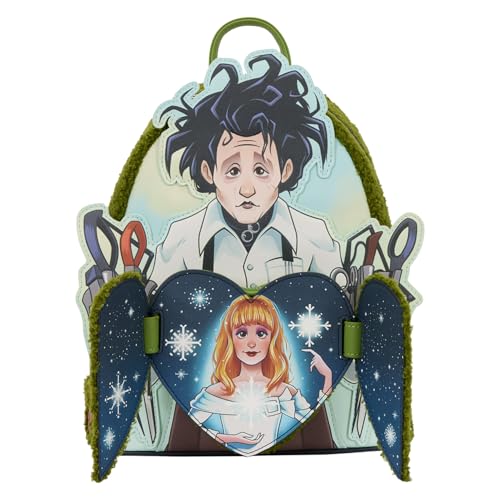 Loungefly Edward Scissorhands sac dos mini sherpa aux finitions premium
