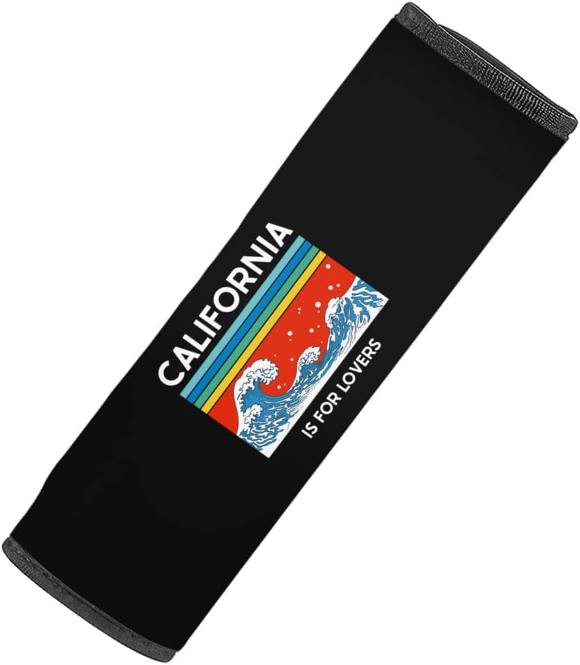 Ocean Wave Car Seat Belt Pads - Trendy Seat Belt Cover - California Beach Seat Belt Cover