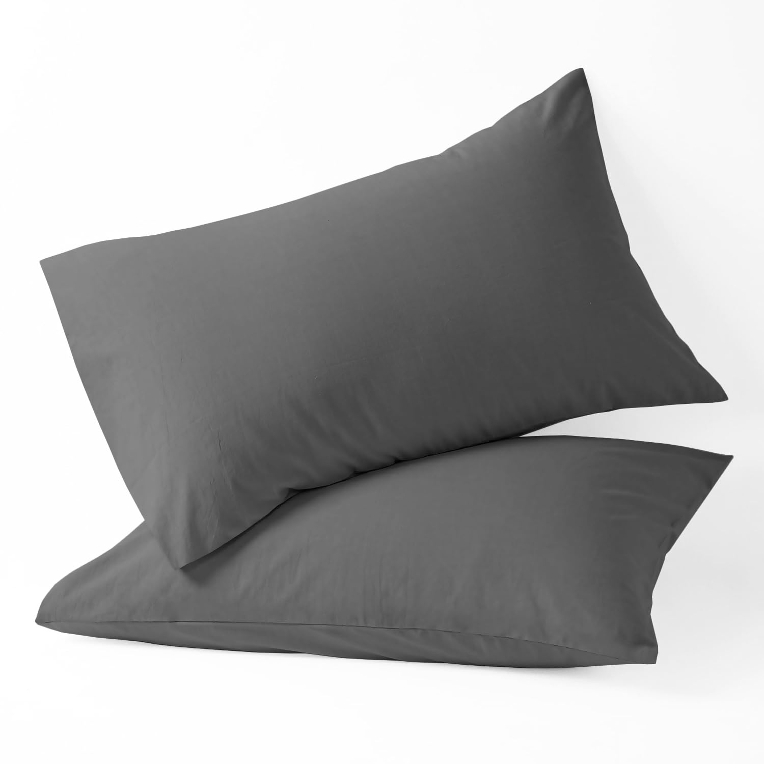 Toddler Pillowcase Cover with Zipper Closure 100% Soft Egyptian Cotton Small Pillow Cover 2-Pices, 500 Thread Count Travel Pillow Cases 14x20 inch,