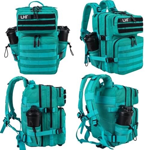 Image of LHI Tactical Military Backpack for Men and Women 25L /35L Army Assault Pack Bag Small Rucksack with Bottle Holder