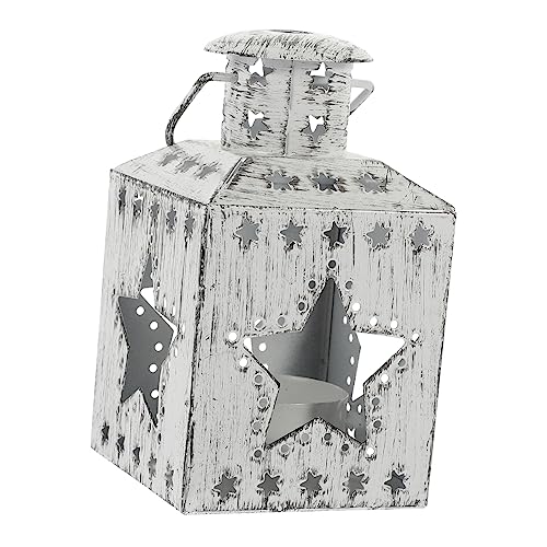 Cabilock Linterna De Retro De Portavelas Navideño Decorativo para Velas De Té para Decoración De Centro De Mesa y Fiestas