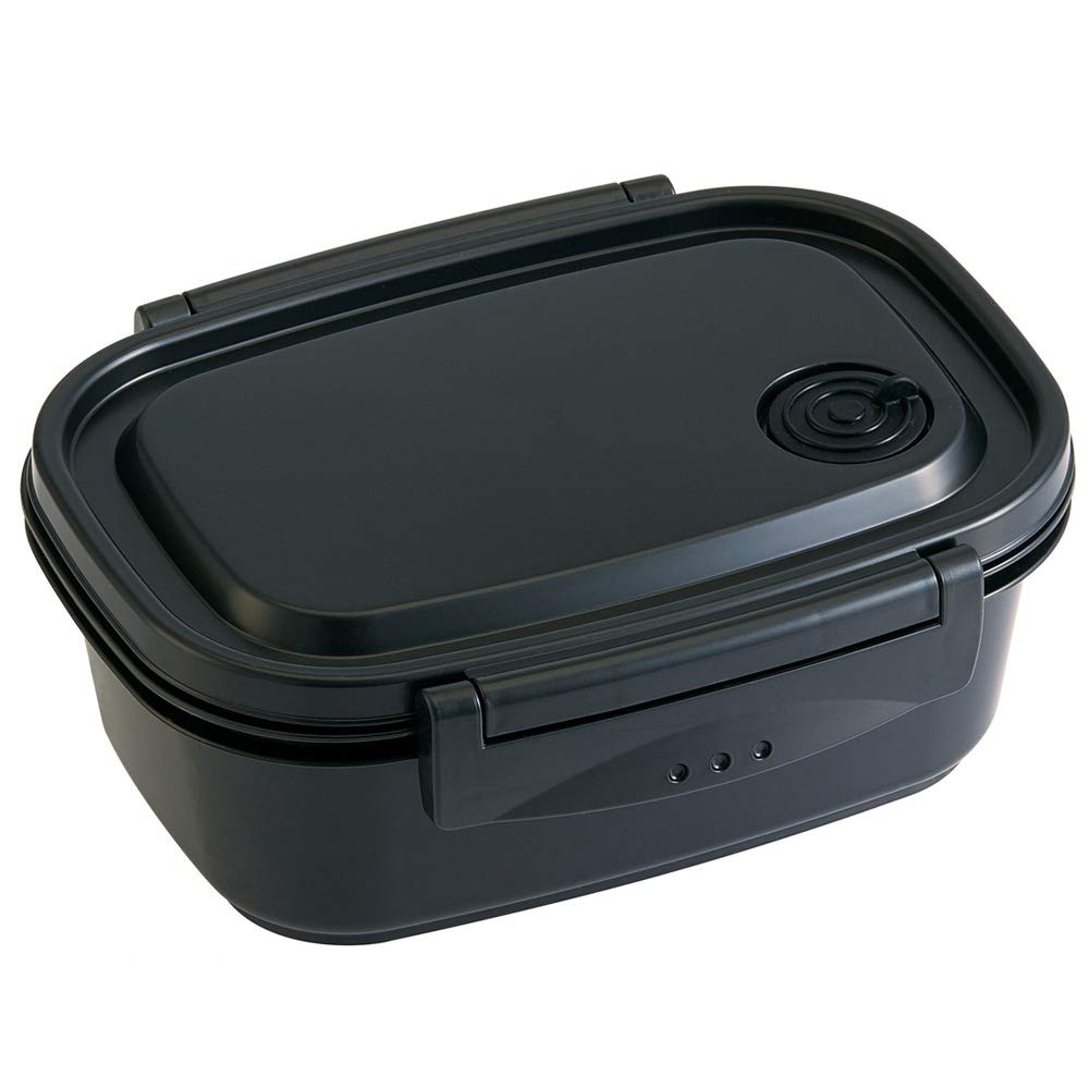 Skater XPM4 Raku Light Lightweight Bento Box, M, Microwave Safe, 18.7 fl oz (550 ml), Black Sealed Container, Storage Container : Home & Kitchen