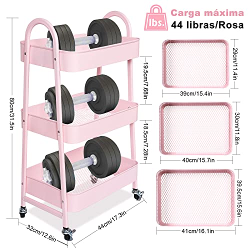 Opiniones de Carrito Organizador Con Ruedas los más solicitados. 6 Carrito Organizador Con Ruedas marca WELIKERA (3)