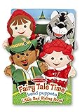 Melissa & Doug Fairy Tale Friends Hand Puppets - The Original (Set of 4, Little Red Riding Hood, Wolf, Grandmother, Woodsman, Great Gift for Girls & Boys - Kids Toy Best for 2, 3, 4, 5, 6 Year Olds)