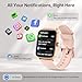 Smart Watches for Women (Answer/Make Calls),1.85" HD Screen Fitness Watch with Bluetooth 5.3,Heart Rate/Sleep/SpO2 Monitor,110+ Sports Modes,IP68 Waterproof Smartwatch,Activity Tracker for Android iOS