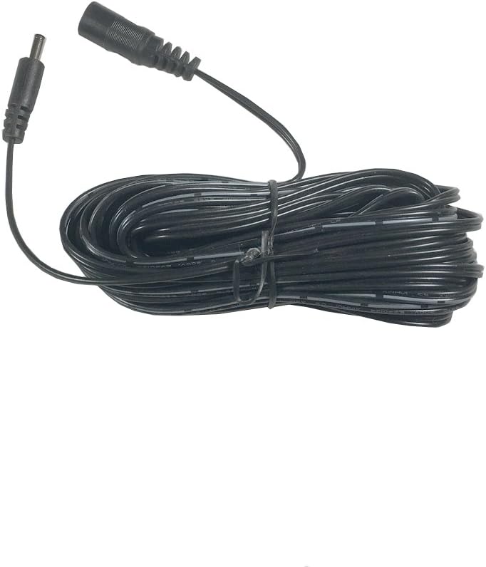 Hanvex HDCA25 25 ft 1.3mm x 3.5mm DC Plug Power Extension Cable, 20AWG