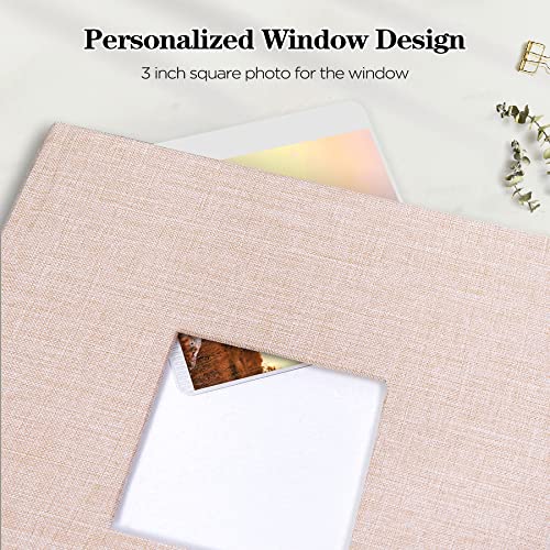 Mublalbum Photo Album 4X6 200 Photos Linen Cover With Memo Areas Photobook Pictures Book For Wedding Family Baby Vacation  thumb #3
