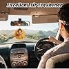 Custom Logo Air Freshener Bulk, Personalized Double-Sided Air Fresheners with Photo Text Logo (50Pcs Round) #2