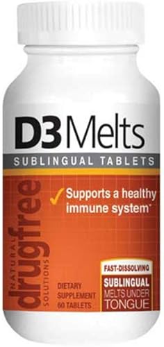 Vitamina D3 60 Pestañas de fusión rápida