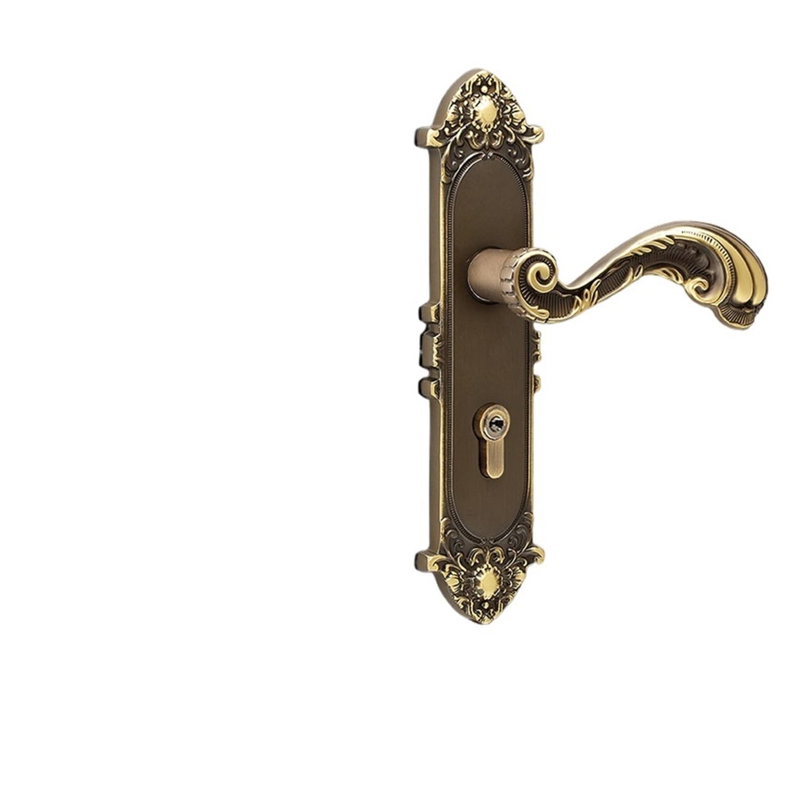 Aepqbgqj One Color Pure Copper Chinese Style Door Lock Silent Thickened Bedroom Solid
