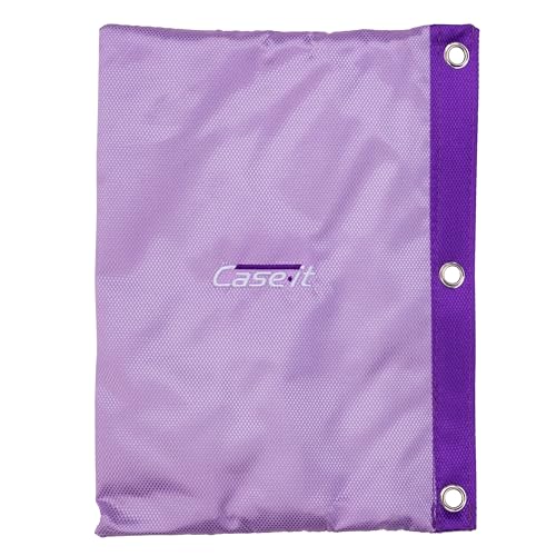 Image of Case-it Tri-Zip Pencil Case | 6-Pack | 5 Colors | PLP-180-C Assorted Colors