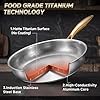 STEHEMO Titanium Hammered Pan Pro, 2026 New Multifunctional Ultra-Durable Scratch-Resistant Non Stick, Even Heating for Cooking with All Cooktops,No lid,11.81in #2