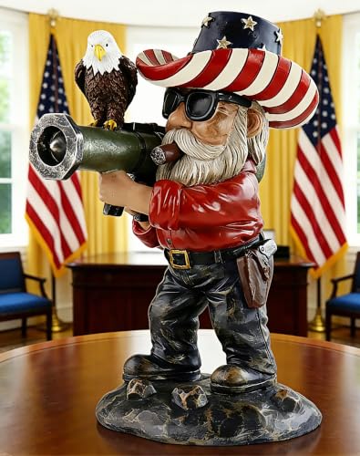 Tabletop-4.8in Gnomes Military Gnome Gnome Gifts Garden Gnome Gifts for Men