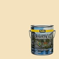Vista 156 de Rodda Paint CASCADIA ZERO Interior Semi-Gloss Paint & Primer in One, Quart, Gold Tweed
