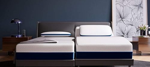 Miniatura 8 de Juego de sábanas divididas 5 unidades tamaño California King divididas para camas ajustables 100 algodón egipcio de 800 hilos juego de sábanas