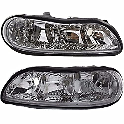 97-03 Chevy Malibu & 04-05 Malibu Classic Left & Right Headlamp Assemblies- pair