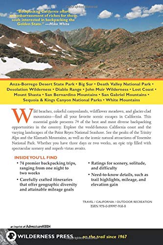 Backpacking California: Mountain, Foothill, Coastal & Desert Adventures in the Golden State - Image 2