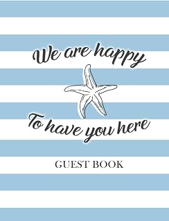 Guest Book Vacation Home Beach: Sign in Guestbook for Vacation Home, Short Term Rental and Cabin to Record Memories I Visitor Comments Book