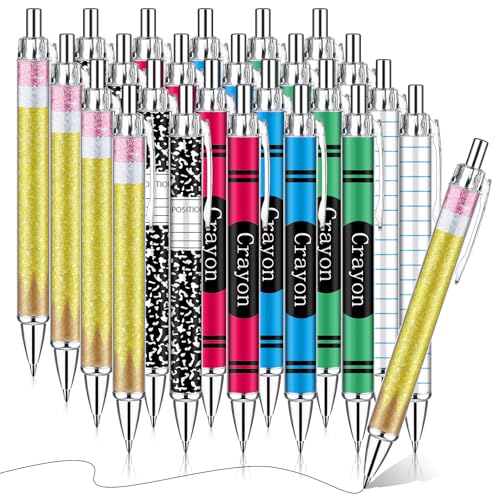 Motipuns 24 Pcs Teachers Pen Bulk Christmas Teacher Appreciation Gifts Bulk