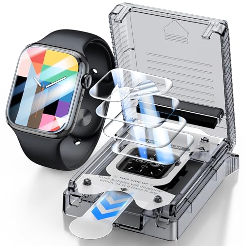 LK 4 protectores de pantalla para Apple Watch Series 11/10 42 mm