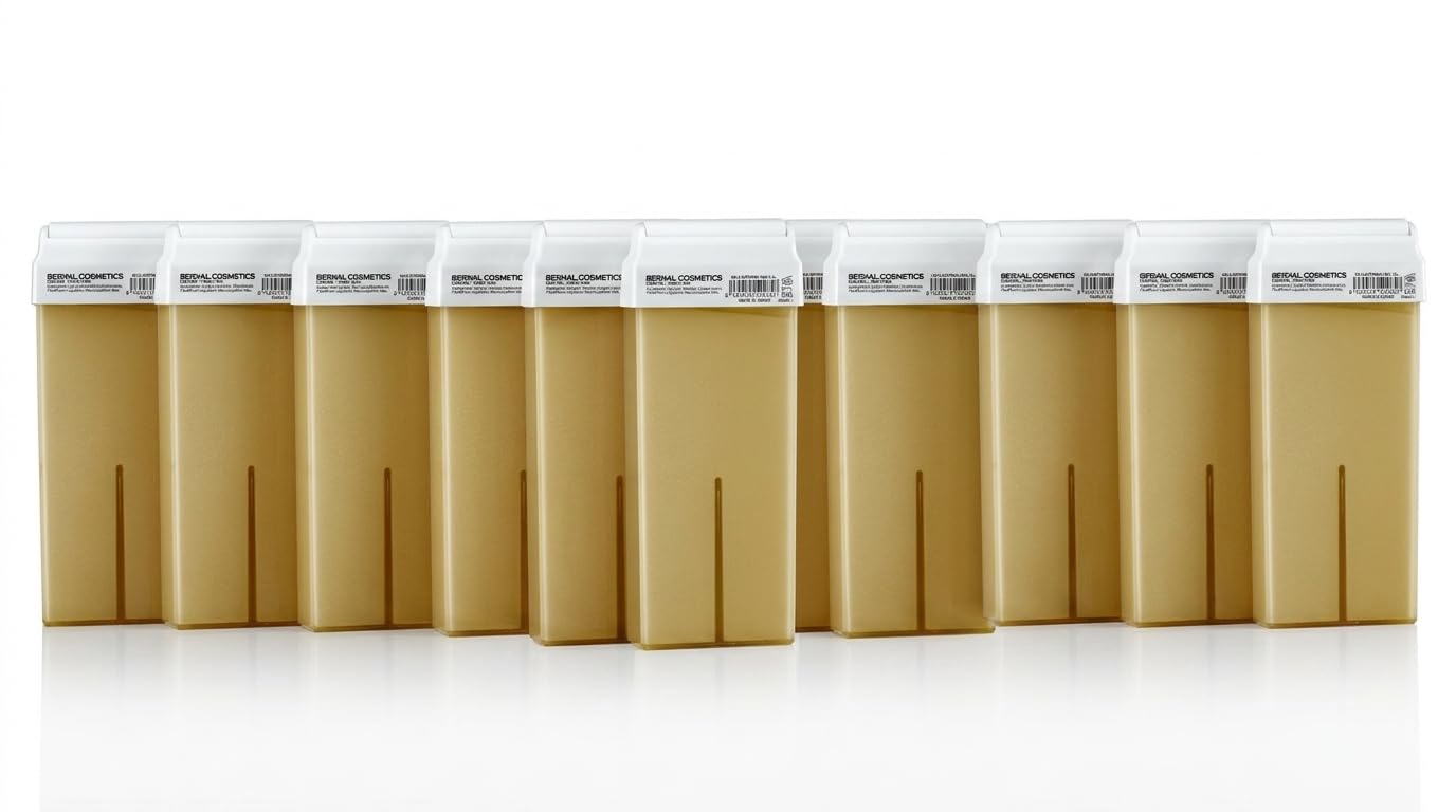 12 cartucce di cera depilatoria Roll On da 100 ml Miele | Pack 12 x Roll-on cera per depilazione