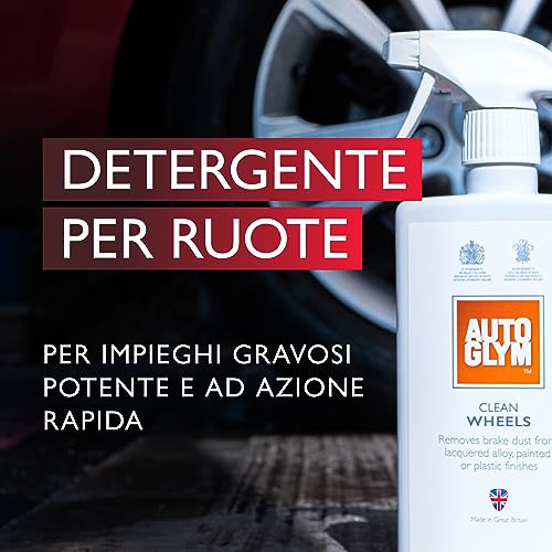 1 x Autoglym (AG) 500 ml pulire ruote Spray