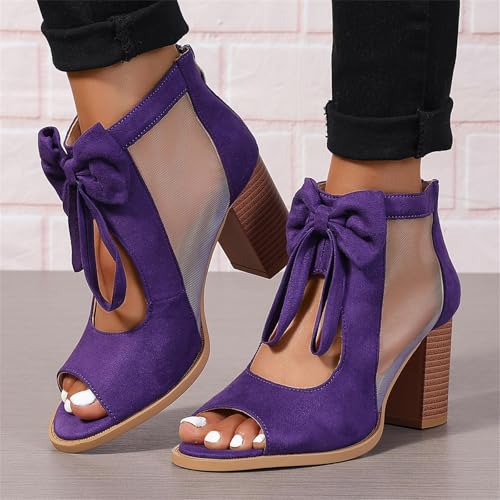 Chunky Heels For Women Wedding Block Heels Open Toe Ankle Strap Heeled Sandals Comfortable Party Dress Pumps Shoes2
