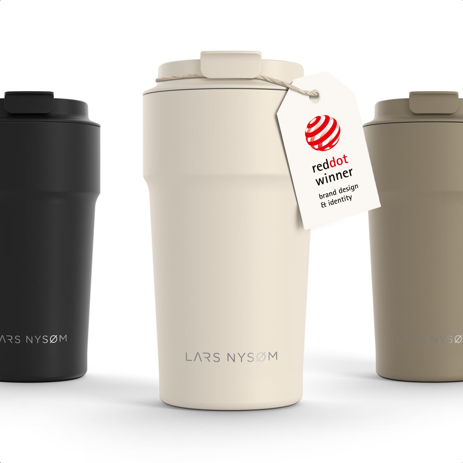 LARS NYSØM Coffee Cup Travel Mug 500ml - Coffee Travel Mug Leakproof Lid — image 1