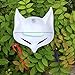 YangYong Kitsune Mask for Halloween Costume, Japanese Traditional Fox Cosplay Kabuki Masks Anime Masquerade Ball Party