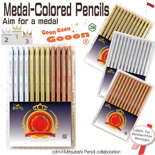 Lápices Medal Pack 12 Piezas 3 Colores Smooth Writing miniatura 2