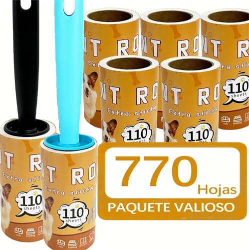 La Mejor Selección de Rodillos que Puedes Comprar On-line. 47 LUANMA Rodillo para Pelusa (Juego de 770 Hojas),Rodillo Quita Pelusa,Rodillo de Pelusa,Quita Pelusa para Ropa,Rodillos para Mascotas,para en Ropa, Mantas, Alfombras,Elimina...