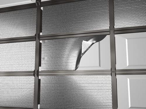 Garage Door Reflective Insulation Kit: 16 Double Bubble Insulation Panels, 24 x 48 Inch Aluminum Radiant Barrier with Heavy-Duty Tape