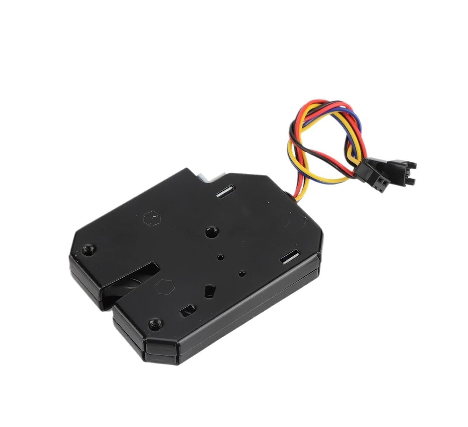 Powsi Dc 12V 2A Electric Cabinet Lock 12V 2A Electromagnetic Electric Control Cabinet Drawer Lockers Lock Steel Black Electric Lock Tool