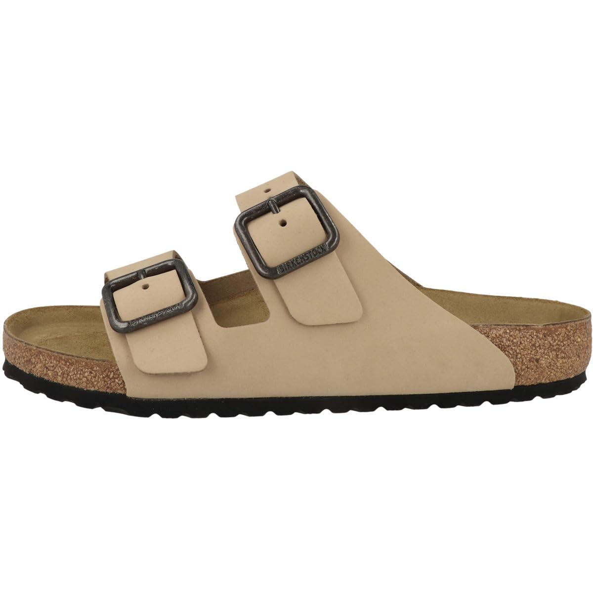Birkenstock Arizona Sandały dla dorosłych, uniseks, z klamrą, ze skóry nubukowej, normalna