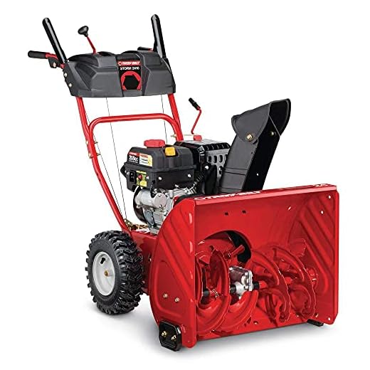 Troy-Bilt 24 in. Two-Stage 208cc Electric Start Self Propelled Gas Snow Blower Storm 2410 Model