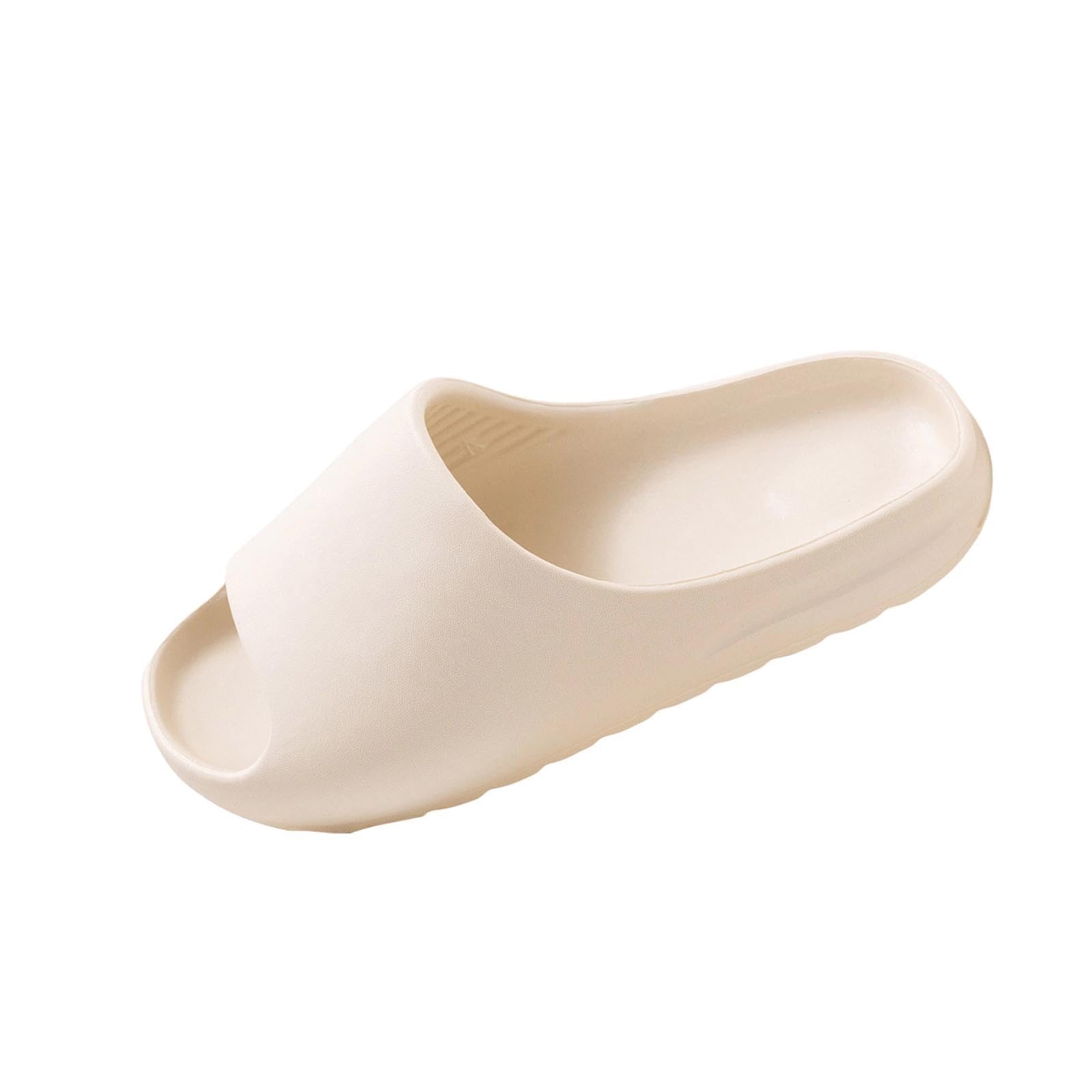 Wavy Edge Cloud Slippers for Women Men Thick Cushion House Shoes Non Slip Casual Indoor Platform Slides