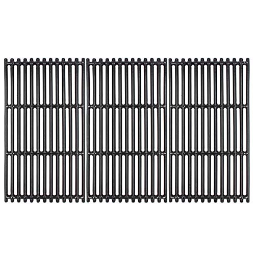 Hongso 17 1/16 inch Porcelain Coated Cast Iron Grill Grates Replacement