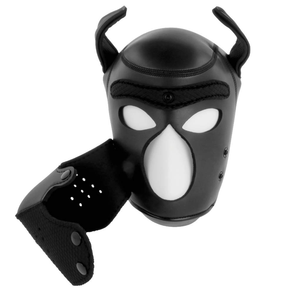 Darkness Bondage Darkness Máscara Perro de Neopreno con Hocico Extraíble M 21 g