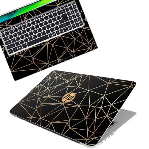 Image of DSGN 135 Full Body Laptop Skin Bubble-Free| Laminated| Removable| HD Quality Sticker for Laptops Upto 15.6 Inches Compatible with Hp