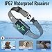 Orcleab Dog Training Collar, Dog Shock Collar with Remote Control, 4 Training Modes Vibration, Beep, Shock, IP67 Waterproof Keypad Lock Rechargeable E-Collar for All Breed