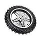 Yctze Dirt Bike Hinterrad Gummi Metall 2,5-10 mit Disc Offroad-Motorrad-Motocross-Reifen, Mini-Bike-Räder, Felge und Reifen, Dirt-Bike-Reifen, Dirt Bike R